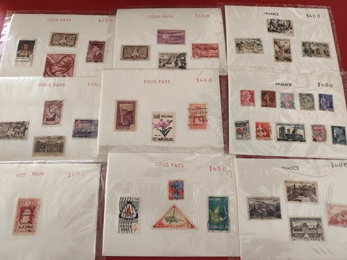 Lot ancien timbres - , de