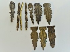 10 FRISES BRONZE  XIXe divers