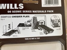 Wills HO plaque métal tole