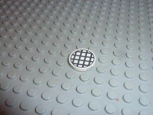 Lego tile round 2 with - 2, x