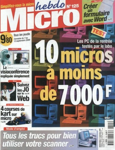 Micro hebdo 125 10 - 10, micros