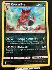 Carte Pokemon CROCORIBLE 116/214 Rare Reverse Soleil et Lune 10 SL10 FR NEUF
