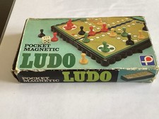 Jeu de Société de Voyage « Pocket Magnétic Ludo ».vintage:1970