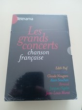 Coffret DVD Les Grands Concerts Renaud,Piaf,nougaro Jean Louis Murât Neuf 