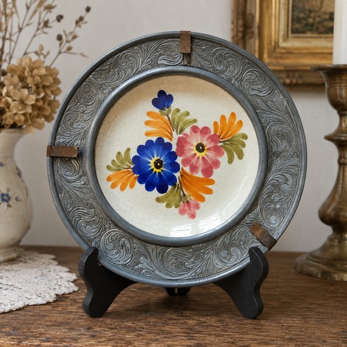 Ancien plat mural - plat, en