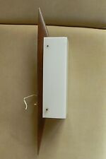 Lampe applique Lunel teck vers 1950