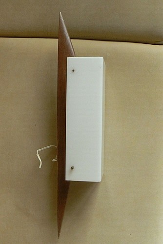 Lampe applique lunel teck - lampe,