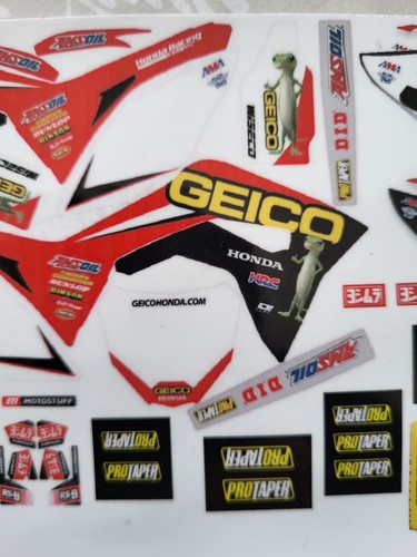 Kit déco motocross miniature - déco,