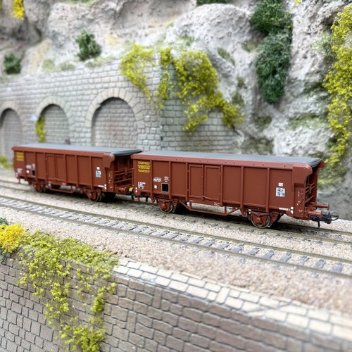 Wagons tombereaux toit - 2,