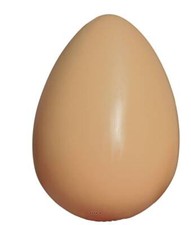 Oeuf brun artificiel en Plastique soufflé H 300x200 mm