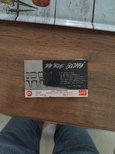 Rare ticket billet concert - ticket,