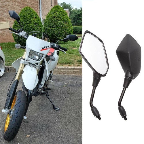 Motorcycle side mirrors - side, black