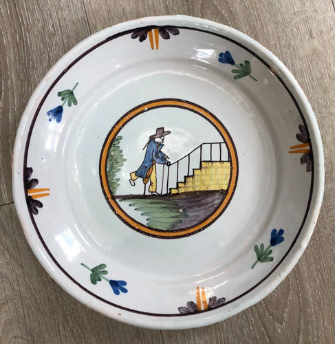 Ancienne assiette faïence - ancienne,
