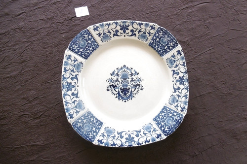Plat faience gien ancien decor - plat,