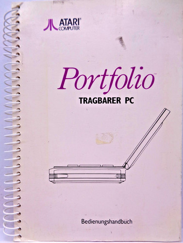 Atari portfolio operating - atari, --