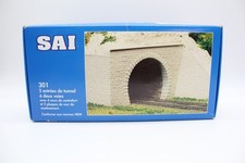 SAI / FALLER / JOUEF - HO - 301 - 2 ENTREES DE TUNNEL A DEUX VOIES - 1/87 - NEUF