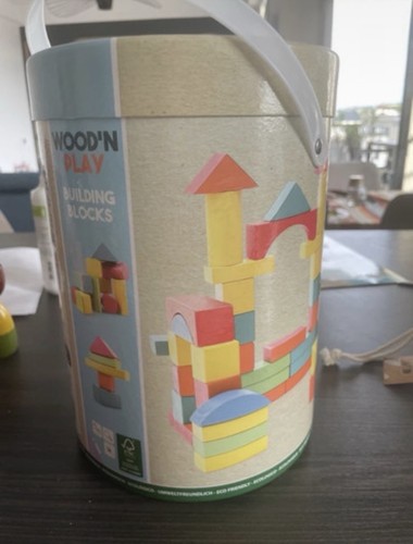 Wood play blocs de - blocs,