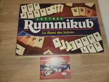 JEU DE SOCIETE RUMMIKUB  LE RAMI DES LETTRES PARKER COMPLET.