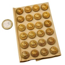 Lot plaque 24 boutons métal