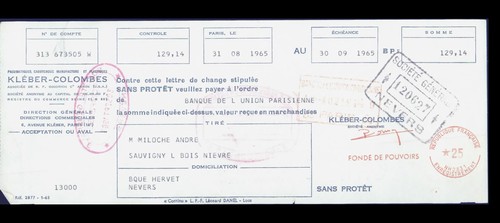 Kléber colombes paris 1965 - kléber,