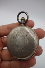 montre à gousset argent