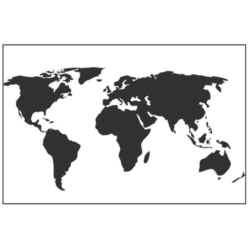 Carte monde murale poster - murale,