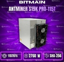 Bitmain Antminer S19K Pro, 115
