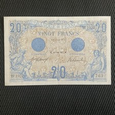 FRANCE: 20 Francs Bleu
