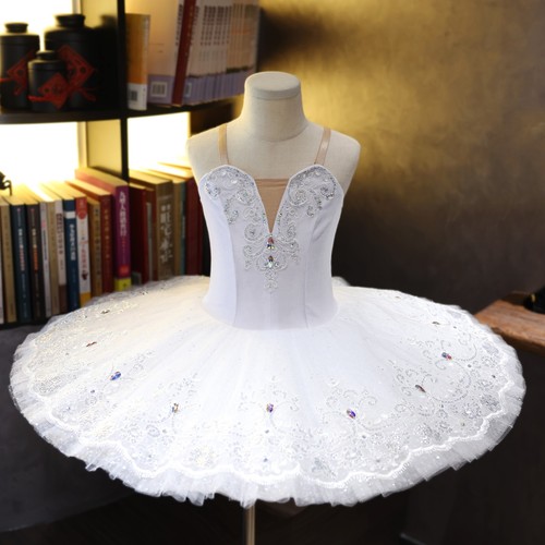White lace ballet - white,