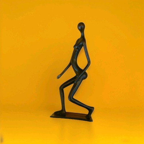 Statue bronze femme - en,