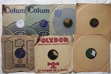 Lot x7 Disques vinyle 78 Tours