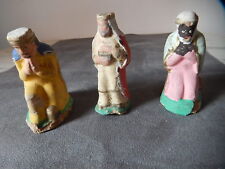 3 ANCIENS SANTONS CRÈCHE NOEL