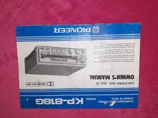 Pioneer Vintage Component  Youngtimes  Manual KP 818G KEX CDX KEH DEH DEX