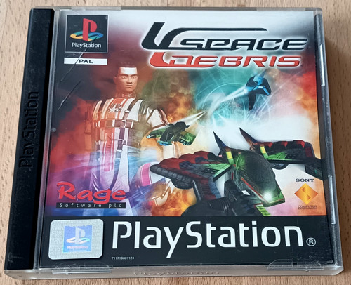 Playstation ps1 space debris - space,