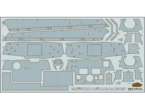 Tamiya stickers zimmerit king - stickers,