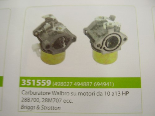 Carburateur moteur briggs - moteur,
