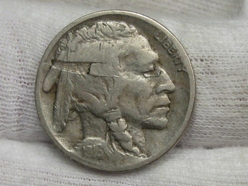 1916 buffalo nickel - vf, 1916-d
