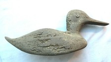Ancien appelant de chasse, appeau, leurre, Canard en vieux bois XIXème - XXème