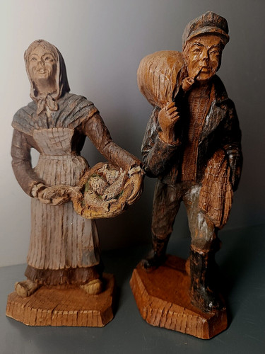 Couple statuette résine - couple,