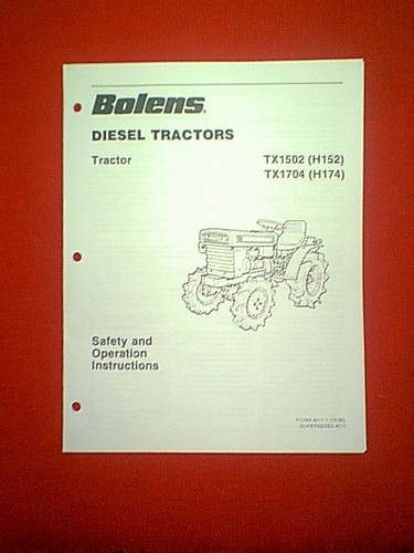 Bolens iseki diesel tractor - diesel,