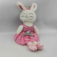 Peluche lapin blanc robe tutu rose ANIMAL ADVENTURE  - 23960