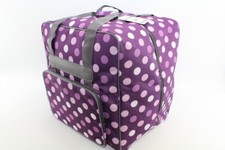 Machines Overlock Sac L Mauve Avec Points (39x32x36cm) De Babysnap Art Nr 681102