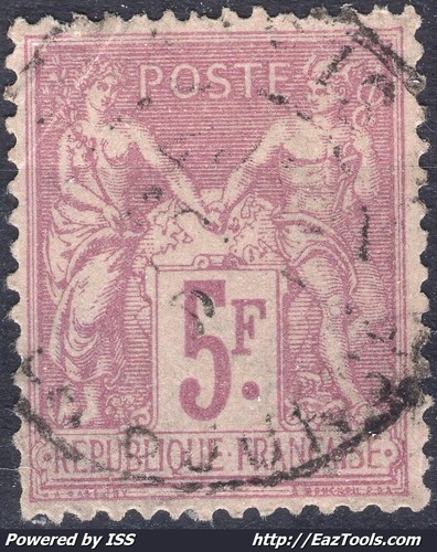 France sage 5fr - france, sur