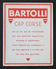 Etiquette boisson vin CAP