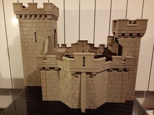 PLAYMOBIL médiéval 6002 Château chevalier du loup "incomplet" voir photos