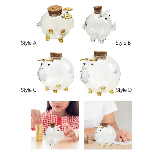 Tirelire verre pour - en,