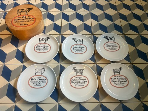 Lot assiettes fromage - lot,