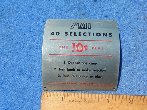 Ami wall box name - name, plate