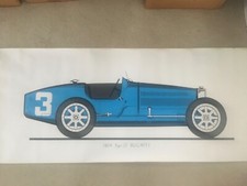 Bugatti Art print giant size