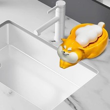 Porte-savon en céramique facile à nettoyer, pour douche, baignoire, cuisine,